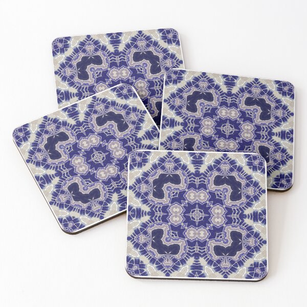 Item preview,  Sometsuke Cobalt by Jenny Meehan Abstract Tiled Pattern 12 designed and sold by Jenny Meehan Art Prints and Patterns  .