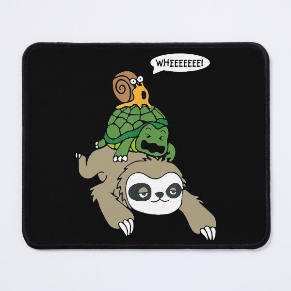 Item preview, Sloth Turtle Snail Piggyback Animal Running designed and sold by andrewbrian.