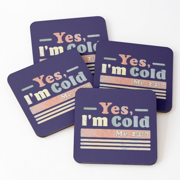 Artikelvorschau, Ja, I_m Cold Me 24 7 - Freezing _amp_ Funny Sarcastic Vintage entworfen und verkauft von ALAJOS-SHOP.