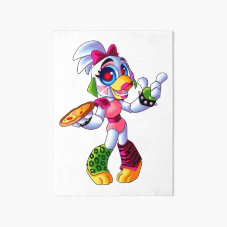 FNAF Funtime Chica 5x7in Art Print 