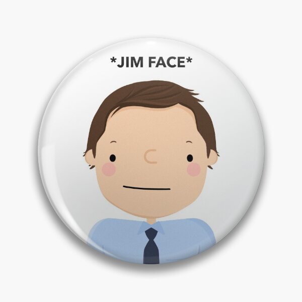Item preview, The Office Jim Halpert Face designed and sold by cutermelon.