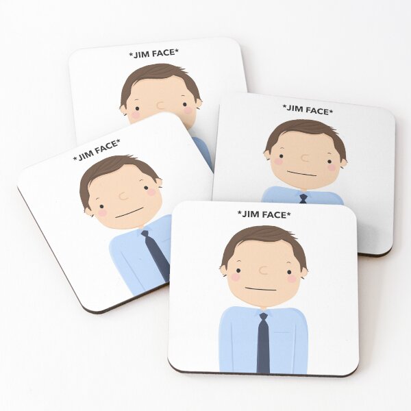 Item preview, The Office Jim Halpert Face designed and sold by cutermelon.