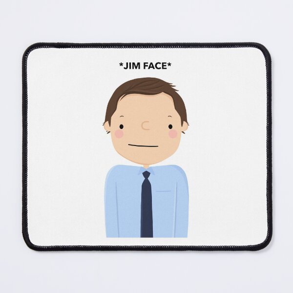 Item preview, The Office Jim Halpert Face designed and sold by cutermelon.