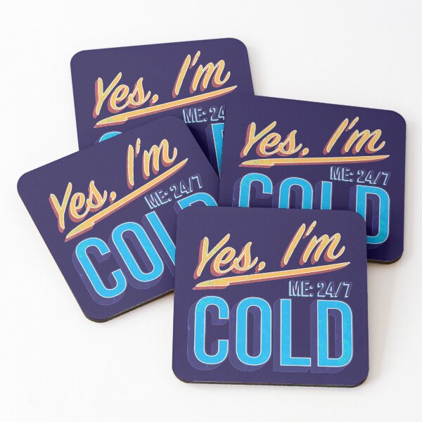 Artikelvorschau, Ja I_m Cold - Me 24 7 - lustig immer friert entworfen und verkauft von ALAJOS-SHOP.