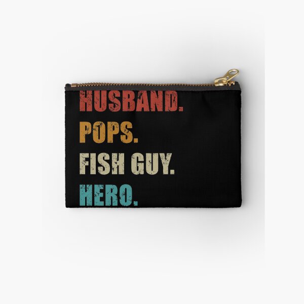 Artikelvorschau, Fish Keeper Vatertag Ehemann Pops Fish Guy Hero Retro Distressed entworfen und verkauft von JRRTs.