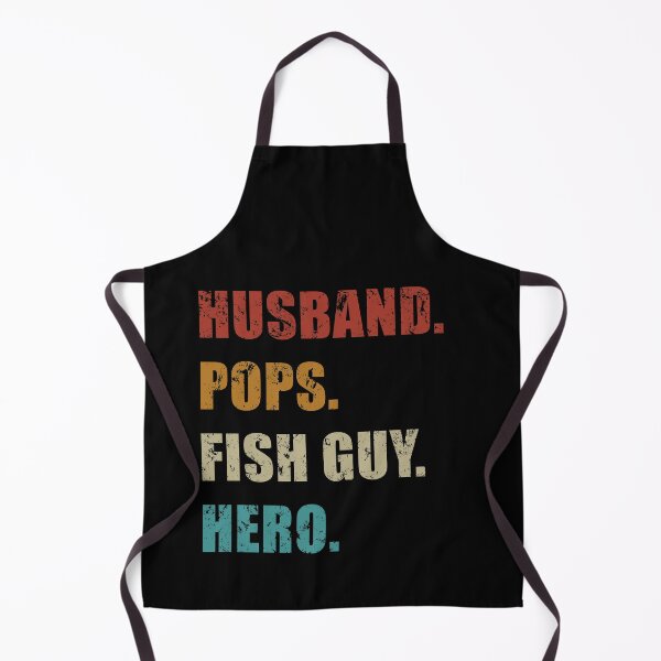Artikelvorschau, Fish Keeper Vatertag Ehemann Pops Fish Guy Hero Retro Distressed entworfen und verkauft von JRRTs.