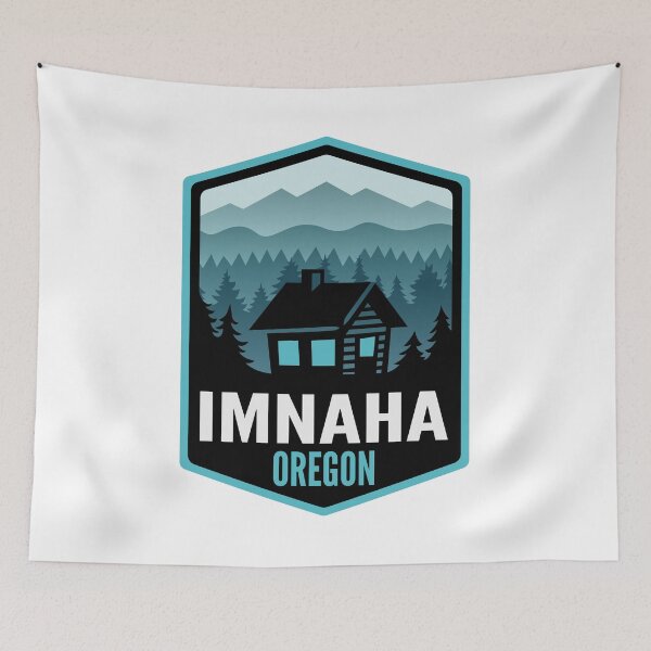 Item preview, Imnaha Oregon Mountain Town Cabin designed and sold by HalpinDesign.