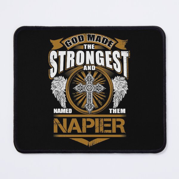 Item preview, Napier Name T Shirt - God Found Strongest And Named Them Napier Gift Item Tee designed and sold by nauglesamatha.