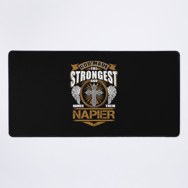 Item preview, Napier Name T Shirt - God Found Strongest And Named Them Napier Gift Item Tee designed and sold by nauglesamatha.