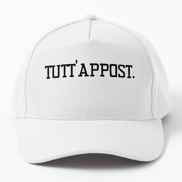 che cazzo vuoi italian expression funny simple black and white  Cap for  Sale by ItaliaQuotes