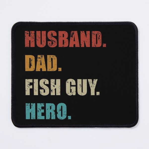 Item preview, Fish Keeper Fathers Day Husband Dad Fish Guy Hero Retro Distressed designed and sold by JRRTs.