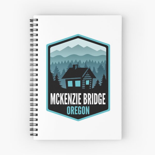 Item preview, McKenzie Bridge Oregon Mountain Town Cabin designed and sold by HalpinDesign.