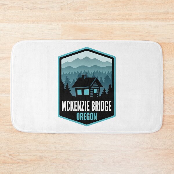 Item preview, McKenzie Bridge Oregon Mountain Town Cabin designed and sold by HalpinDesign.