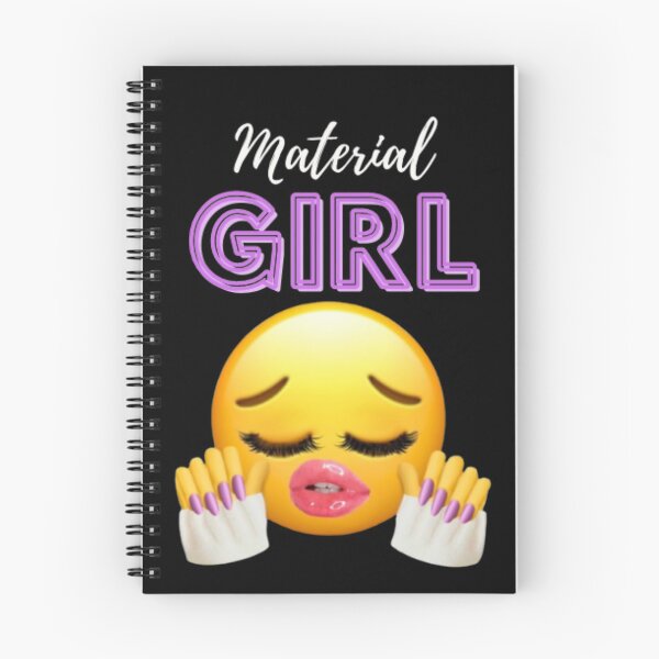 Item preview, Material Girl with emoji white version designed and sold by lasukira.