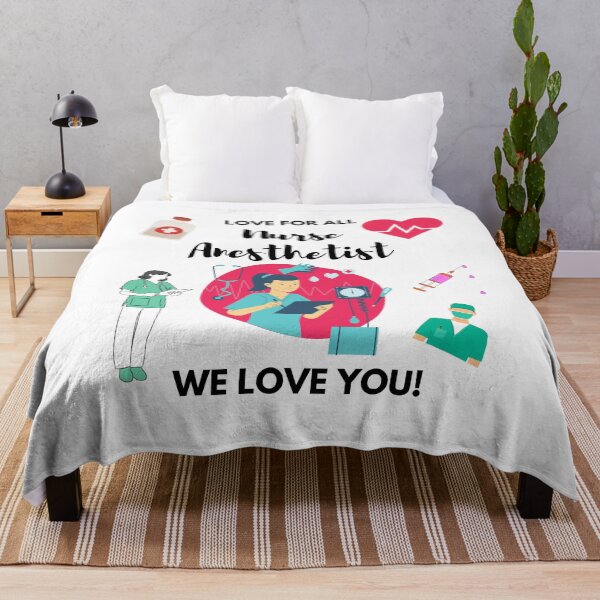 Item preview, Cool colorful Nurse Anesthetist We love you design designed and sold by mark-taylor.