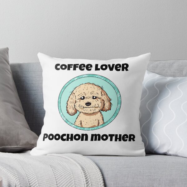 Item preview, Coffee lover Poochon mother designed and sold by RickHoggArt.