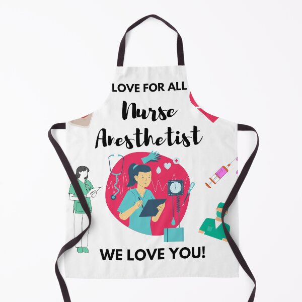 Item preview, Cool colorful Nurse Anesthetist We love you design designed and sold by mark-taylor.