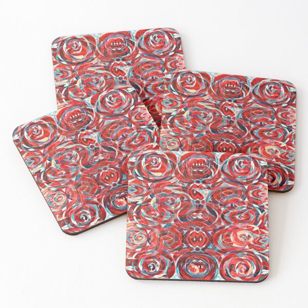Item preview, Yankee doodle Rose pattern designed and sold by bipolarvirgoart.