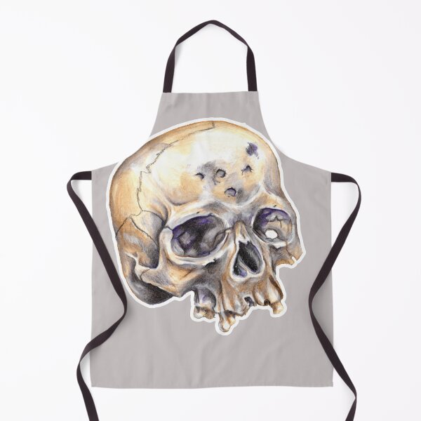 Item preview, Damanged Watercolor Skull designed and sold by sarahemakesart.