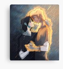 Dancing in the Rain Metal Print