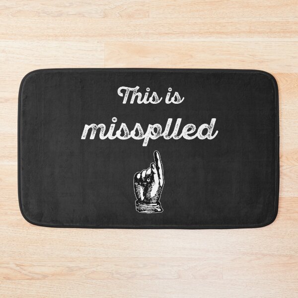 Item preview, This Is Missplled designed and sold by ChuArts.
