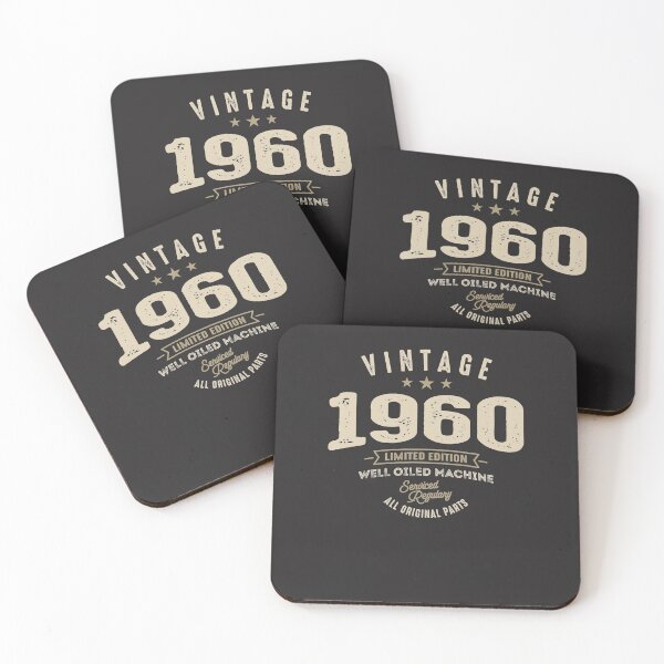 Item preview, Vintage Born in 1960 64th birthday Retro Classic designed and sold by cidolopez.