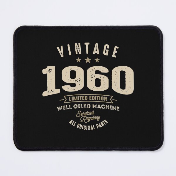 Item preview, Vintage Born in 1960 64th birthday Retro Classic designed and sold by cidolopez.