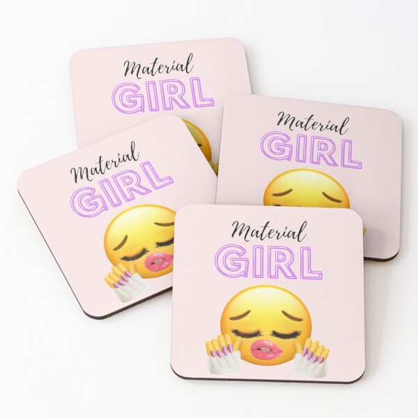 Item preview, Material Girl with emoji colored edition designed and sold by lasukira.
