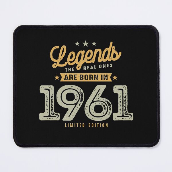 Item preview, Legends Born in 1961 63rd birthday Retro Classic designed and sold by cidolopez.