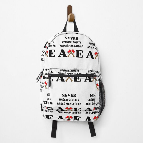 Item preview, Never Underestimate an old man with an axe designed and sold by Innovational.