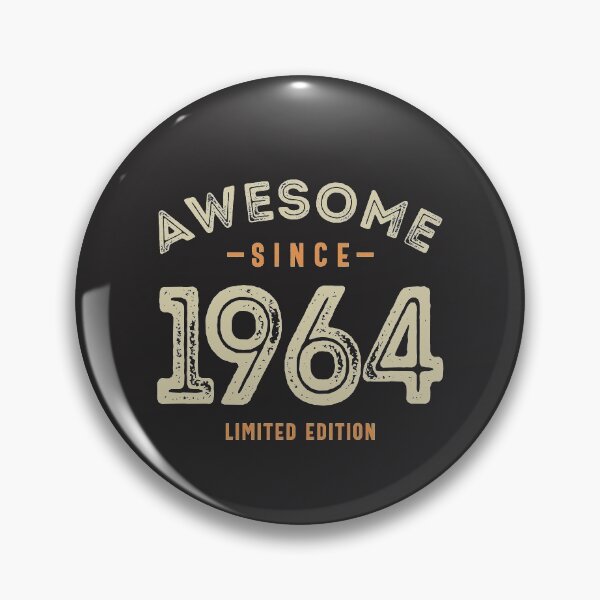 Item preview, Awesome Since 1964 60th birthday Retro Classic Vintage designed and sold by cidolopez.