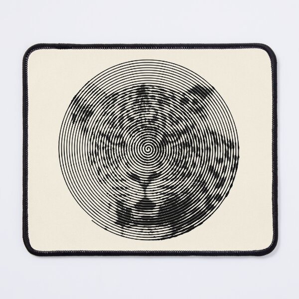 Item preview, Leopard Face Close-up in Spiroglyphic Style Spiral Circles designed and sold by Scotch Macaskill.