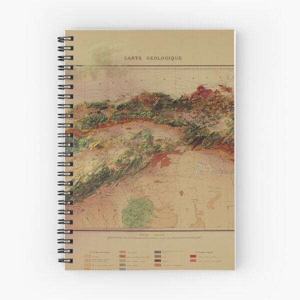Item preview, Vintage 3D Map of Algeria designed and sold by silentcarto.