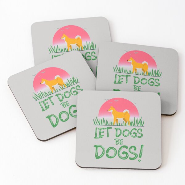 Item preview, Let Dogs Be Dogs! (Shiba Inu) designed and sold by kookycomet.