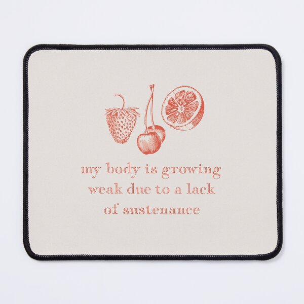 Item preview, my body is growing weak due to a lack of sustenance designed and sold by pond7.