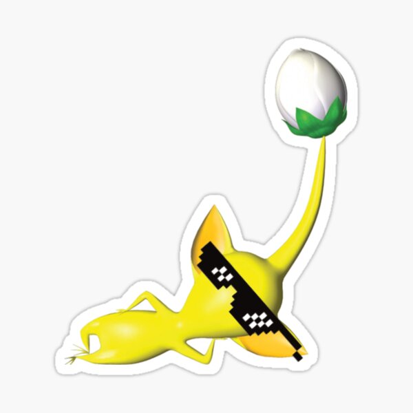 Gelber Pikmin-Deal damit Sticker