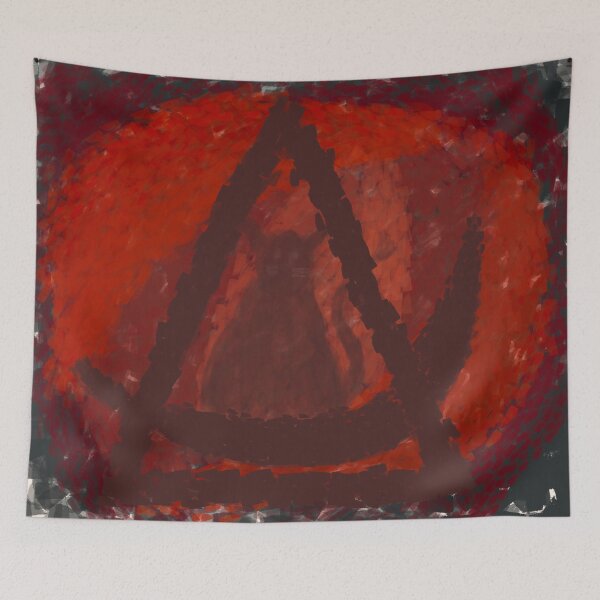 Item preview, Abstract cat painting designed and sold by Liam Connors-Smith.