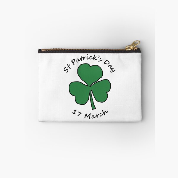 Item preview, St Patricks Day 17 March Typography Shamrock designed and sold by ellenhenry.