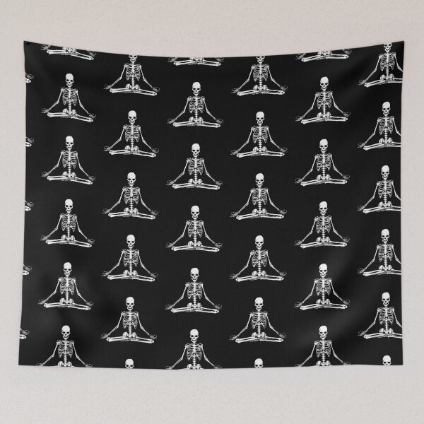 Item preview, Skull Yoga Till Death designed and sold by Rockopolys.