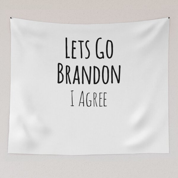 Item preview, Let's Go Brandon I Agree Essential T-Shirt designed and sold by ZERO9968.