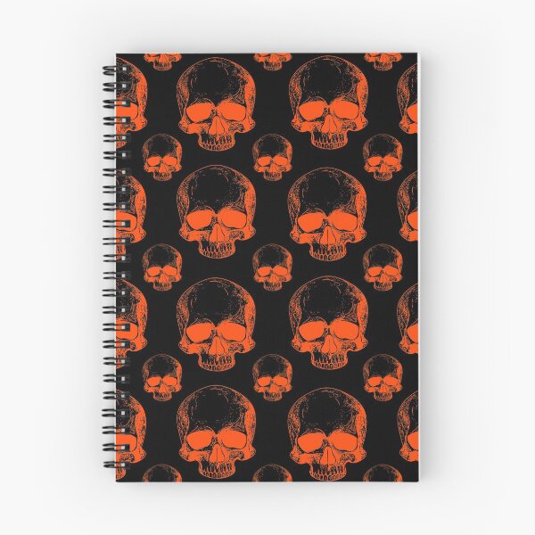 Item preview, Orange Skulls Skulls Skulls designed and sold by BubbleCrumbs.