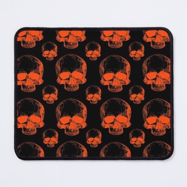 Item preview, Orange Skulls Skulls Skulls designed and sold by BubbleCrumbs.