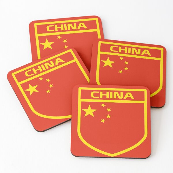Item preview, China Flag Badge designed and sold by Cestus.