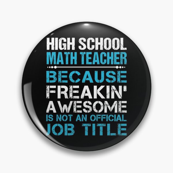 Item preview, High School Math Teacher T Shirt - Freaking Awesome Job Gift Item Tee designed and sold by oetate4774.