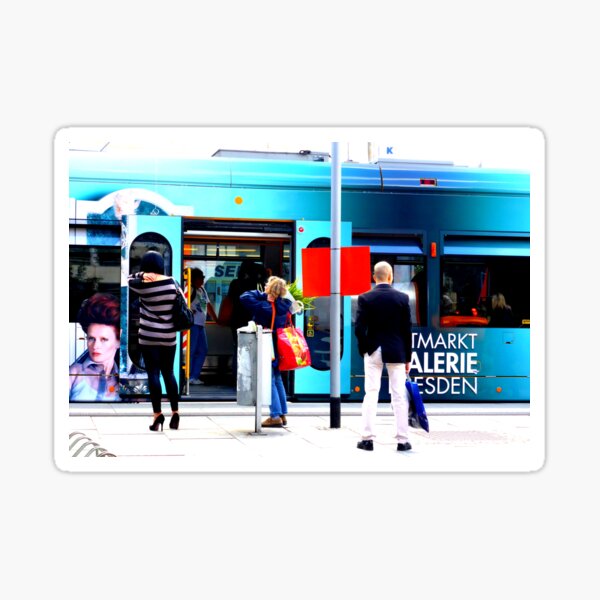 Item preview, Dresden ~ waiting at the tram designed and sold by angel1.