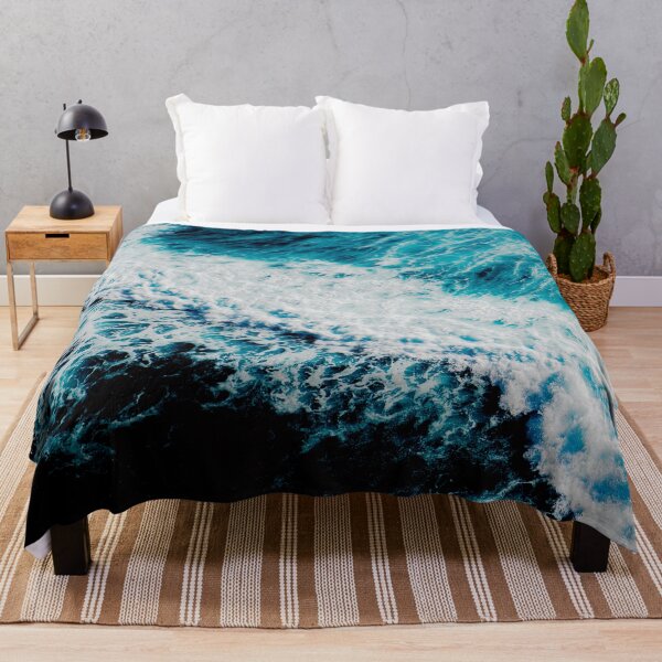 Item preview, Beautiful blue ocean Throw Blanket designed and sold by JD369.