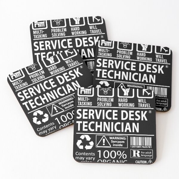 Item preview, Service Desk Technician T Shirt - MultiTasking Certified Job Gift Item Tee designed and sold by oslandefren.