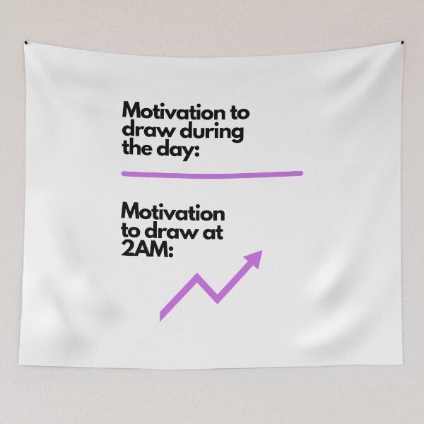 Item preview, Motivation to Draw designed and sold by Awkward-Ginger.