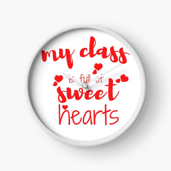 Item preview,  My Class is Full of Sweet Hearts  - Teacher Valentines Day - Teacher Trendy Valentine Red black White  designed and sold by Alexa5454.