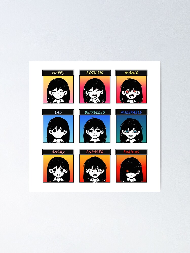 Mari's Emotion Chart from OMORI | Sticker